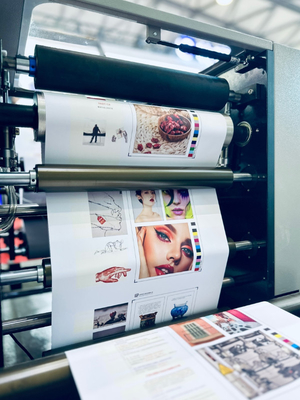 Industrial Grade Monochrome/Dual/CMYK Color Rotary Digital Inkjet Printer High resolution 1200*600dpi 1200*1200dpi