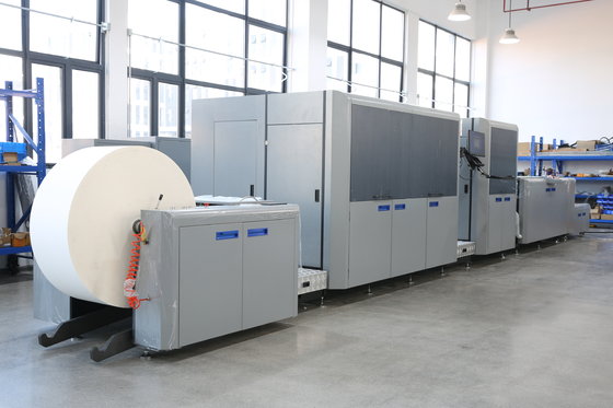 Industrial Grade Monochrome/Dual/CMYK Color Rotary Digital Inkjet Printer High resolution 1200*600dpi 1200*1200dpi