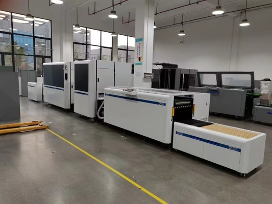 CMYK Inkjet Web Digital Color Inkjet Printing Roll To Sheet Machine Press Printing Digital Printer